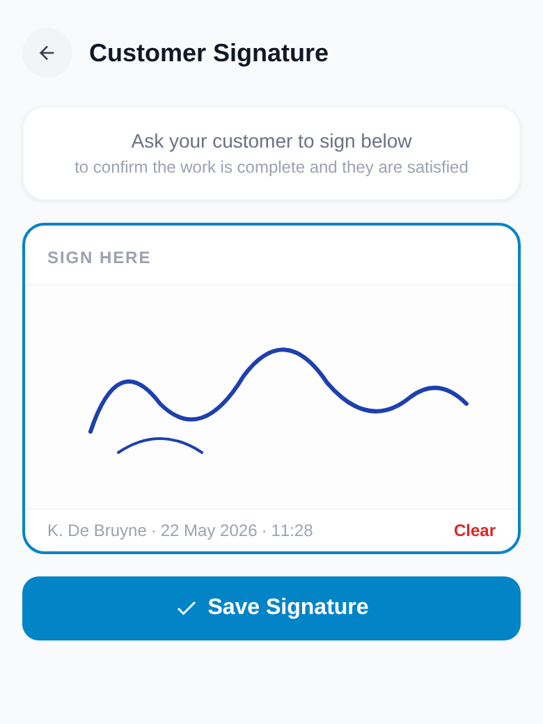 Signature Capture